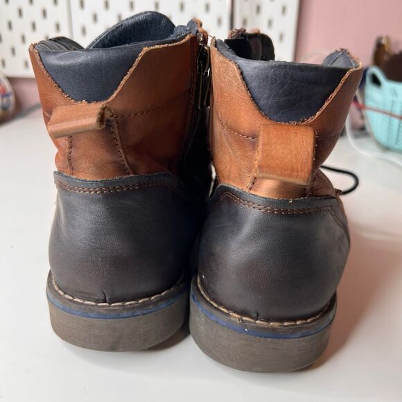 Mens Pikolinos York Leather Lace-Up Casual Ankle Boots size 41 main image 4